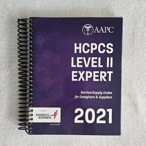2021 AAPC HCPCS Level II Expert codebook